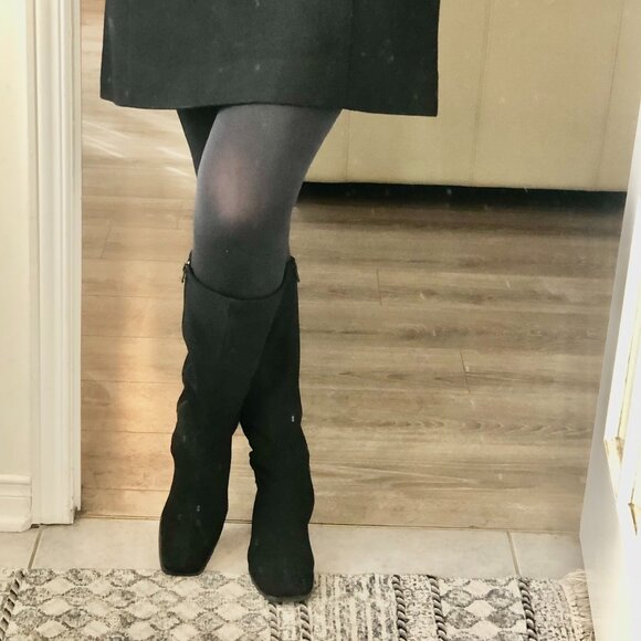 Ara Black Waterproof Gore-Tex Knee High Tall Boots Size 7 - 7.5 - Picture 6 of 8